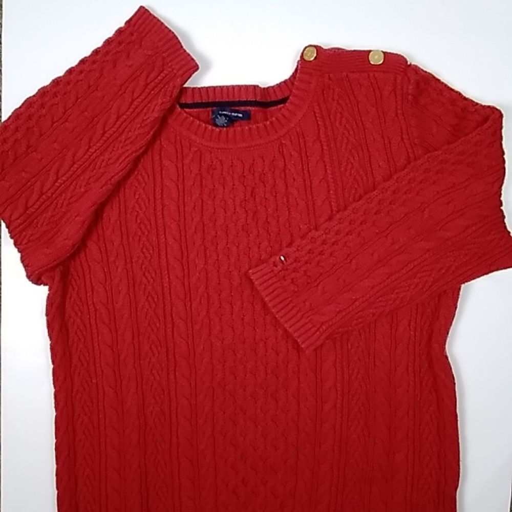 TOMMY HILFIGER WOMEN'S SWEATER BLOUSE SIZE L - Picture 3 of 15